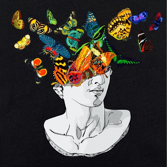 Head of David Butterflies Graphic Tee & Earrings - Picture 4 of 16